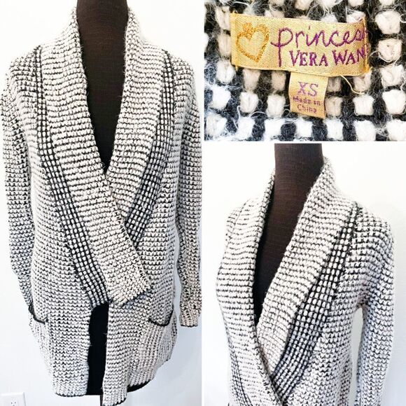 Princess Vera Wang Gray Sparkle Cardigan - Picture 1 of 3